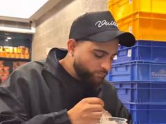 Karan Aujla Enjoys Samosas, Chai And Rasgullas In Kolkata Ahead Of Concert