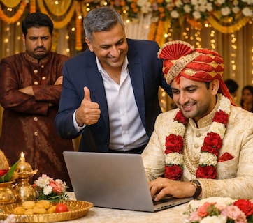 शादी के दिन भी चैन नहीं! Boss ने दे दिया काम...दुल्हन छोड़ लैपटॉप पर बिजी रहा दूल्हा, लोगों का फूटा गु्स्सा