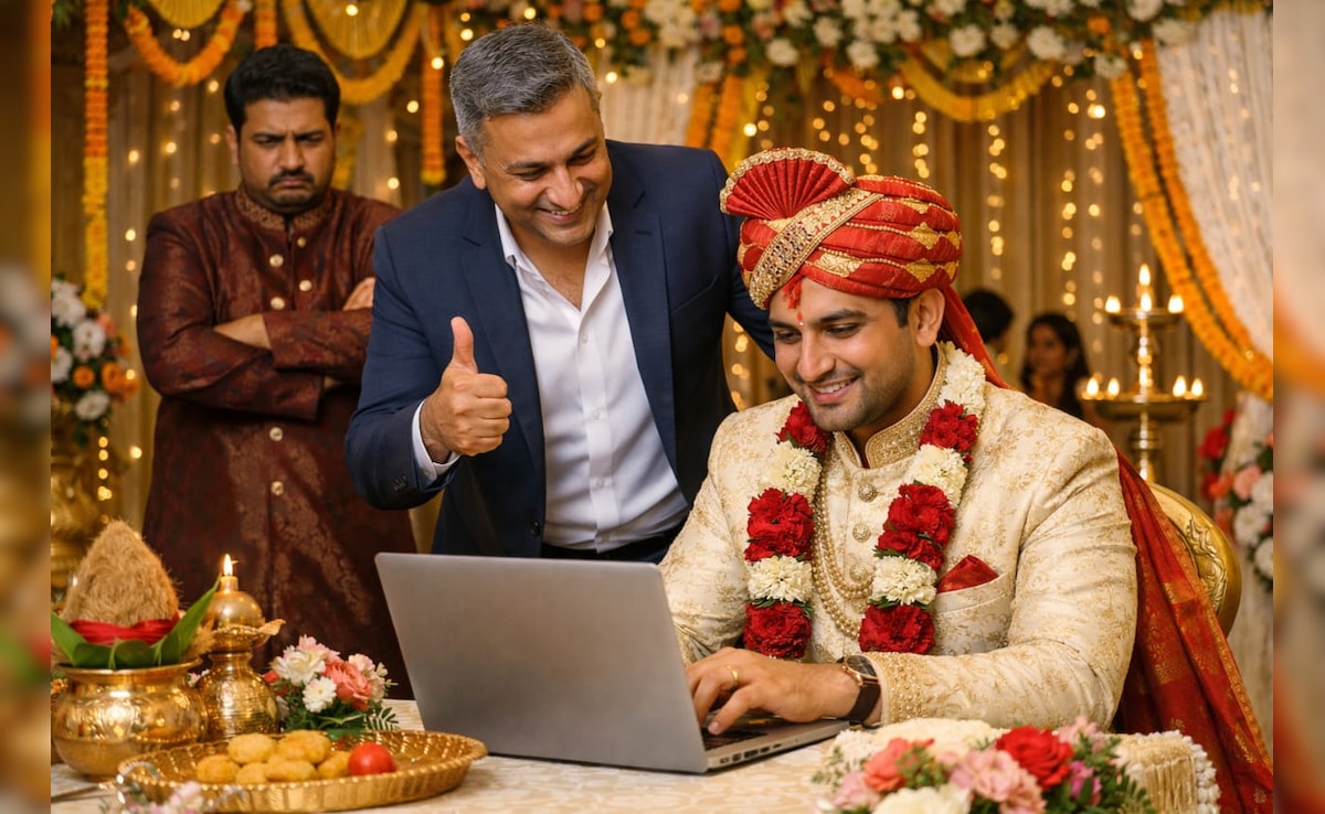 शादी के दिन भी चैन नहीं! Boss ने दे दिया काम...दुल्हन छोड़ लैपटॉप पर बिजी रहा दूल्हा, लोगों का फूटा गु्स्सा