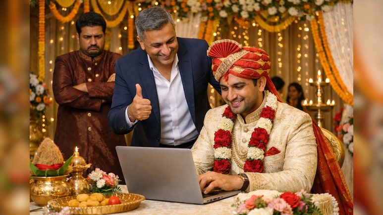 शादी के दिन भी चैन नहीं! Boss ने दे दिया काम...दुल्हन छोड़ लैपटॉप पर बिजी रहा दूल्हा, लोगों का फूटा गु्स्सा