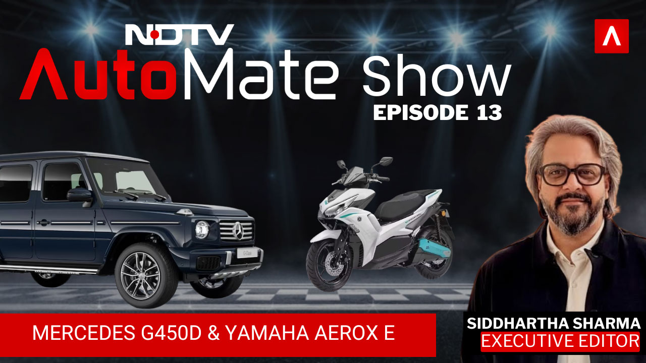 Yamaha Aerox E Review, RE Guerrilla 450 Apex, Mercedes G450D - NDTV AutoMate EP 13