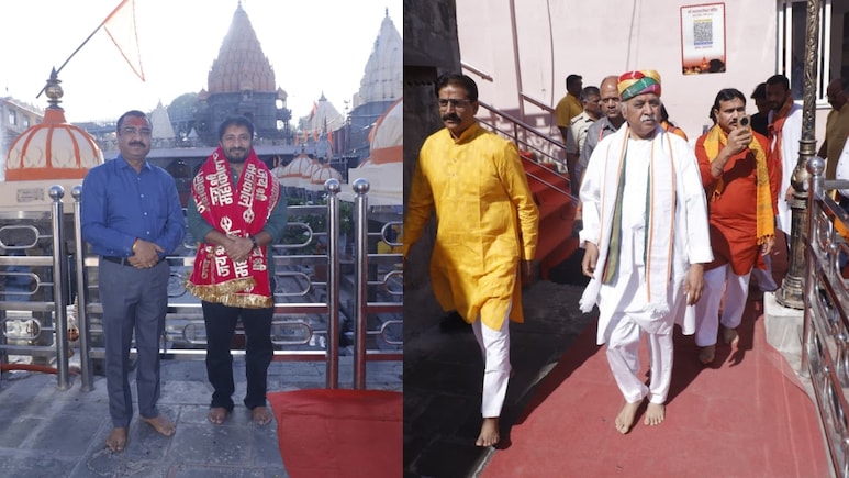 गणितज्ञ आनंद कुमार ने किए बाबा महाकाल के दर्शन, &nbsp;प्रवीण तोगड़िया ने भी आराधना कर लिया आशीर्वाद&nbsp;