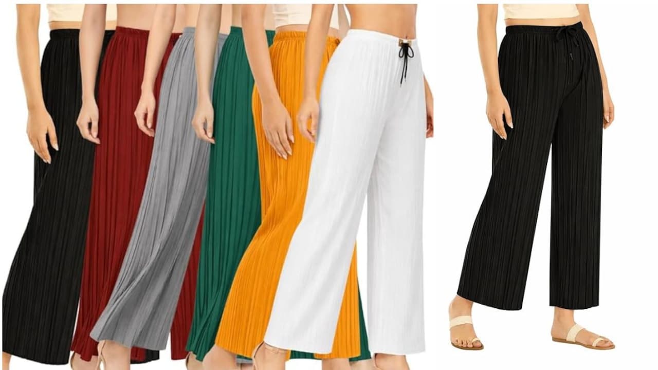 5 Best Palazzo Pants for Women in Flowy Fabrics That Work for Casual Wear Under ₹700