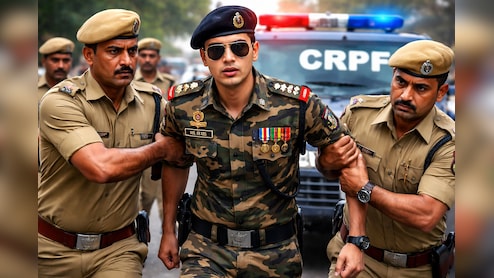 Fake Officer: युवक खुद को CRPF का डीआईजी बताकर घूम रहा था, पुलिस ने गिरफ्तार कर निकाल दी हेकड़ी