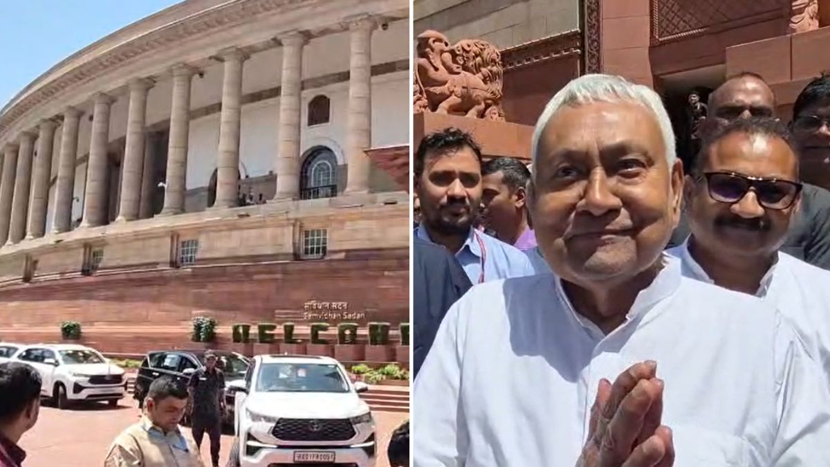 'पहले हम यहीं थे', पुरानी संसद को देख बोले नीतीश कुमार, राज्यसभा सांसद के तौर पर ली शपथ