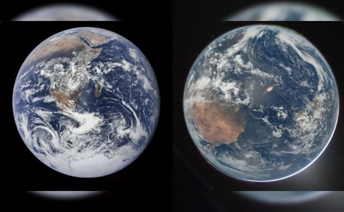 अंतरिक्ष से ऐसी दिखती है अपनी पृथ्वी, 1969 के बाद 2026 में ली गई तस्वीर, दोनों में कितना अंतर