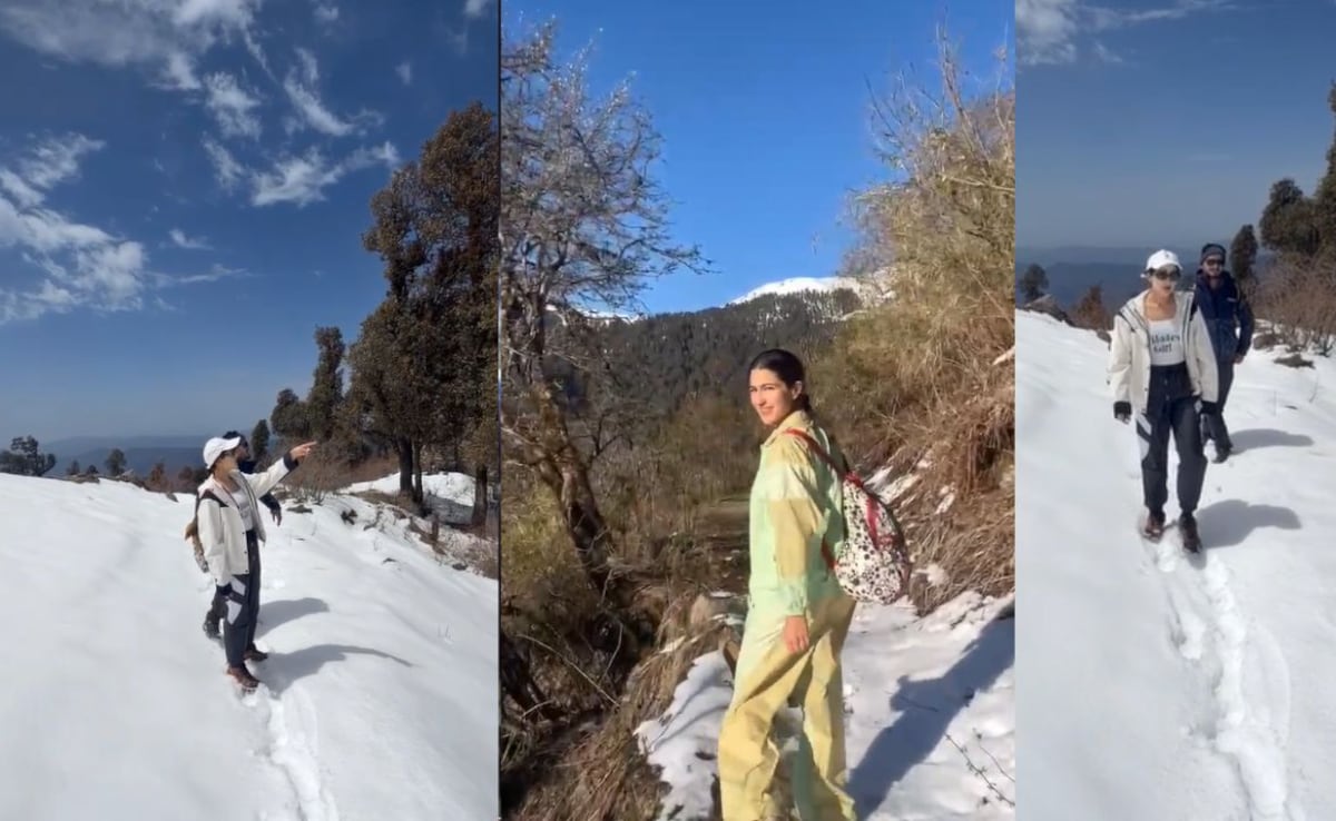 Sara Ali Khan: पंवाली कांठा की वादियों में सारा अली खान, बर्फबारी के बीच की रोमांचक ट्रैकिंग, पहाड़ी व्यंजनों का भी चखा स्वाद