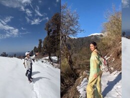 Sara Ali Khan: पंवाली कांठा की वादियों में सारा अली खान, बर्फबारी के बीच की रोमांचक ट्रैकिंग, पहाड़ी व्यंजनों का भी चखा स्वाद&nbsp;