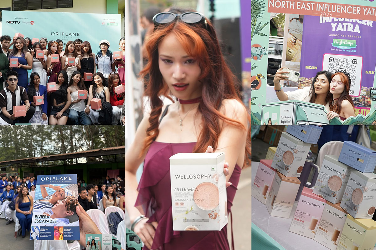 Northeast Influencer Yatra in Shillong: Oriflame Brings Beauty, Creativity, and Campus Energy to Lady Keane College