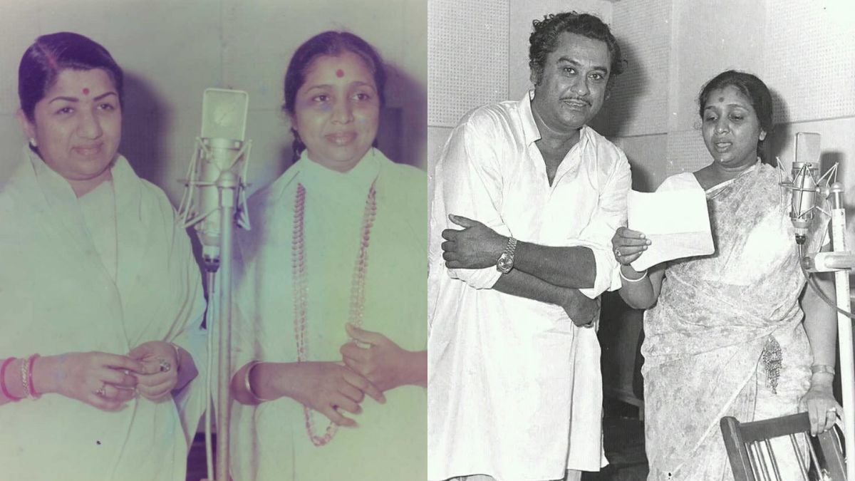 When Asha Bhosle Said She Only Felt Scared To Sing With Lata Mangeshkar And Kishore Kumar