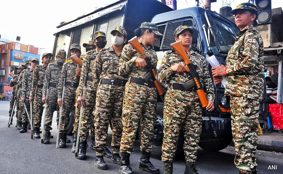 Record 2.4 Lakh CAPF Personnel Deployed In Bengal Ahead Of Assembly Polls