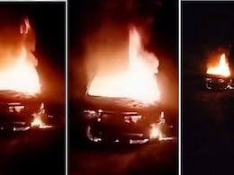 VIDEO: बदायूं में चलती कार में लगी आग, CHO महिला की जिंदा जलकर मौत; पति भी गंभीर रूप से झुलसा