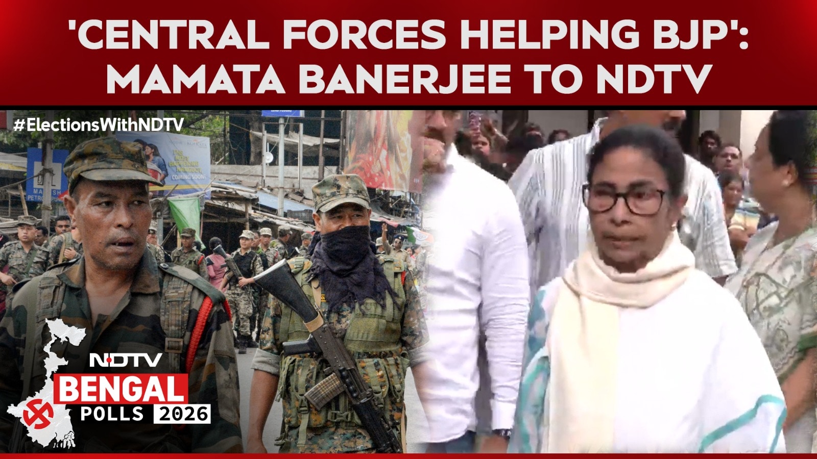 Mamata Banerjee Speaks To NDTV: 'Central Forces Helping BJP'