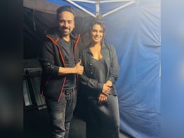 Priyanka Chopra With Choreographer Bosco Martis In A BTS From SS Rajamouli's <i>Varanasi</i> Shoot