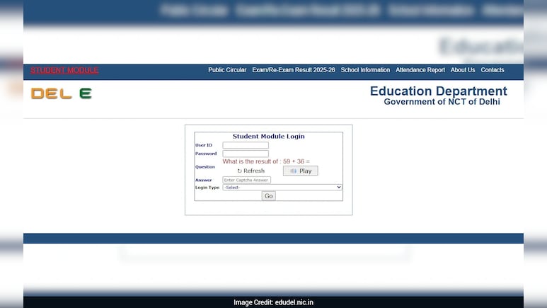 Delhi School Result 2026: DoE Releases EWS Category Result, Download Link, Admission Schedule Here