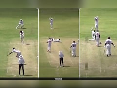 VIDEO - तेज गेंदबाज की बाउंसर से जमीन पर गिरा बल्लेबाज, गुस्से में हेलमेट को मारी लात, खतरनाक पिच के कारण मैच रद्द