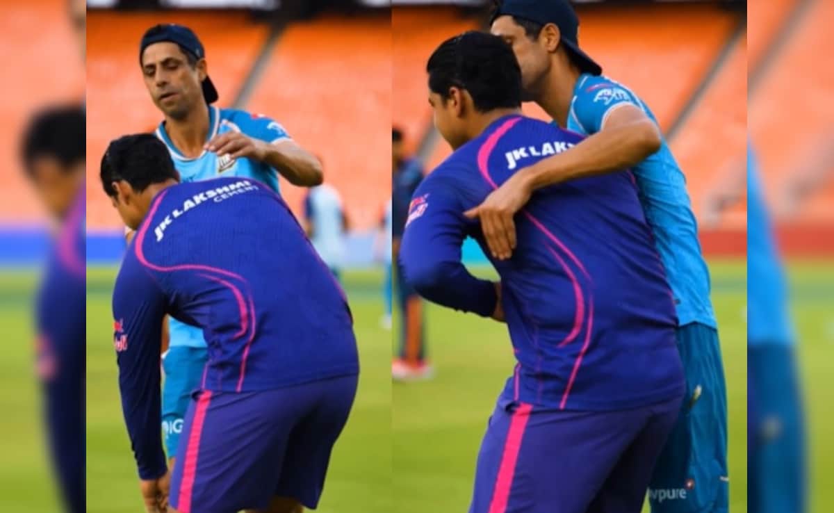 Video: प्रणाम, नेहरा जी...वैभव सूर्यवंशी ने पैर छूकर आशीष नेहरा से लिया आशीर्वाद, GT के कोच ने ऐसे किया रिएक्ट