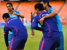 Video: प्रणाम, नेहरा जी...वैभव सूर्यवंशी ने पैर छूकर आशीष नेहरा से लिया आशीर्वाद, GT के कोच ने ऐसे किया रिएक्ट