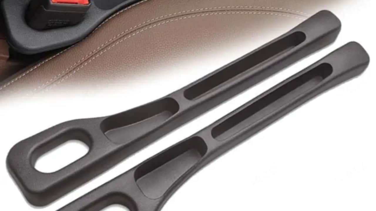 Click to buy Homtara Car Seat Gap Filler EVA Car Organizer Gap Filler Between Seat and Console Car Side Seat Catcher