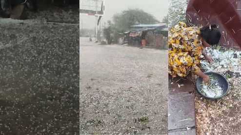 Rajasthan Weather:  कोटा में बाल्टियों में भरे गए ओले, गंगापुर सिटी में बिछी सफेद चादर, 8 अप्रैल तक थमेगा नहीं आंधी-बारिश का दौर