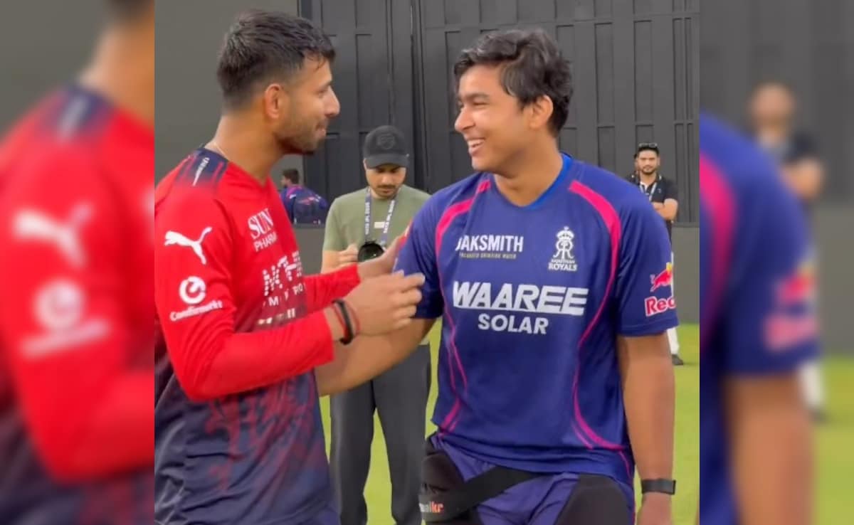Vaibhav Sooryavanshi Teased Playfully By RCB Star. His Reply Wins Internet - Video