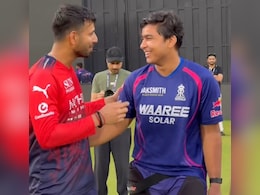 Vaibhav Sooryavanshi Teased Playfully By RCB Star. His Reply Wins Internet - Video
