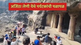 Chhatrapati Sambhajinagar News: अजिंठा लेणी पाहायला गेलेल्या पर्यटकांची अचानक पळापळ, 11 पर्यटक जखमी
