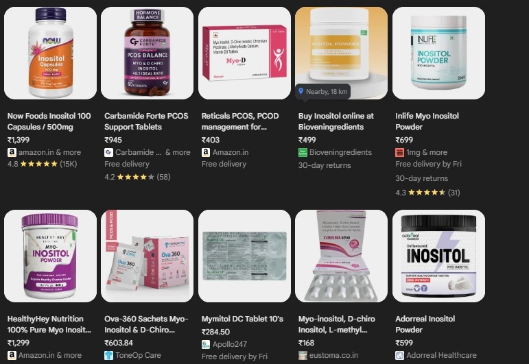 The rise of inositol is not random. The rise of inositol is not random.