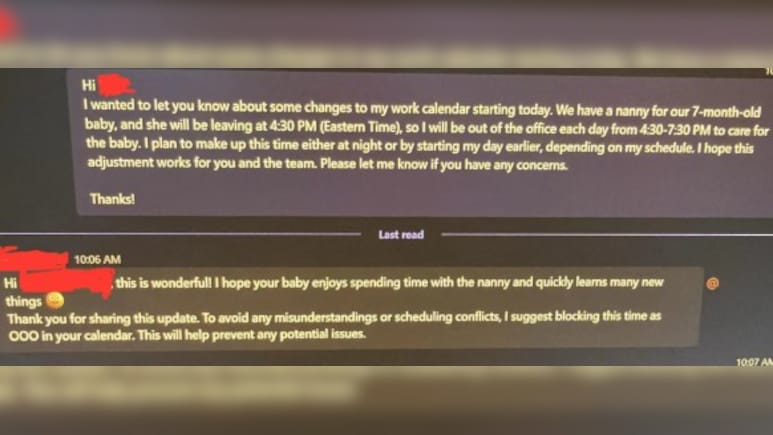 बच्चे की देखभाल के लिए बॉस से की मनमुताबिक शिफ्ट की रिक्ववेस्ट, मैनेजर के जवाब ने हर किसी को कर दिया हैरान