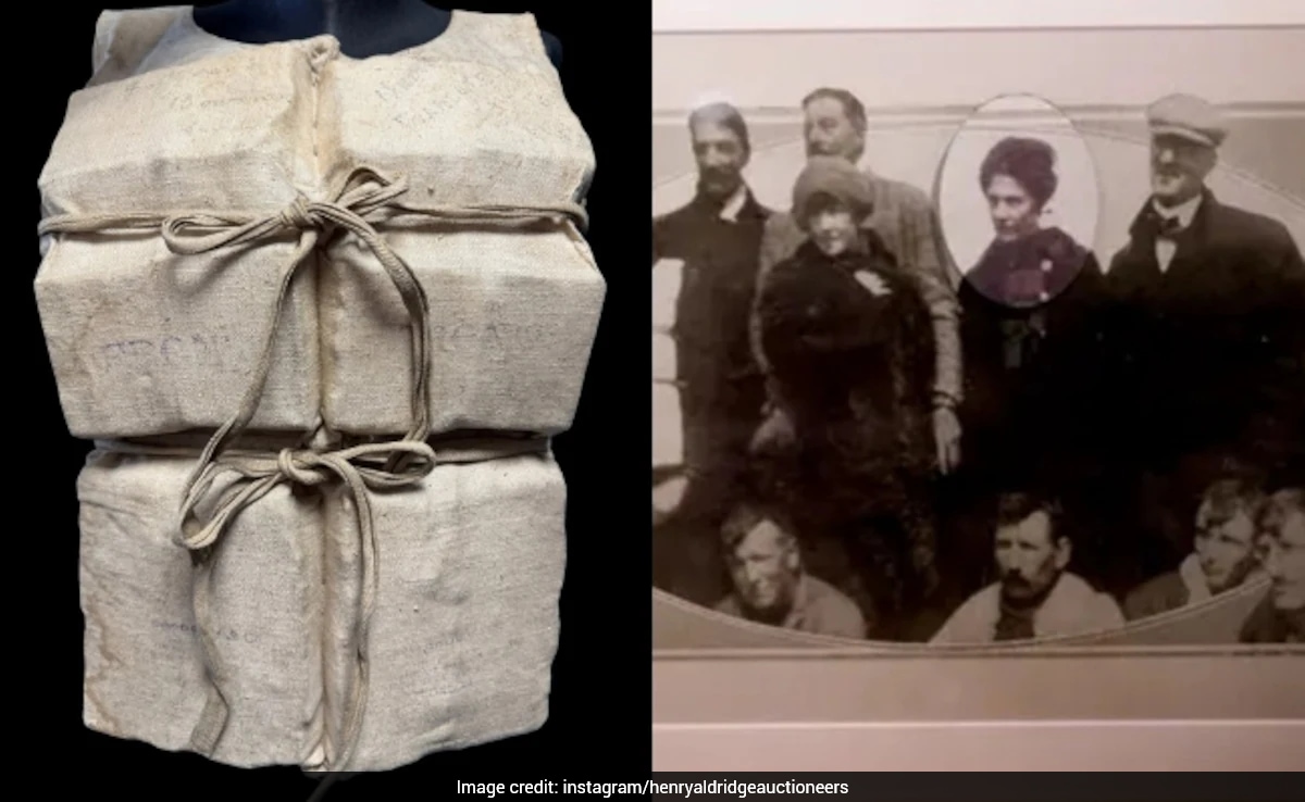 Life Jacket Worn By Passenger Who Survived Titanic Auctioned For Rs 9 Crore