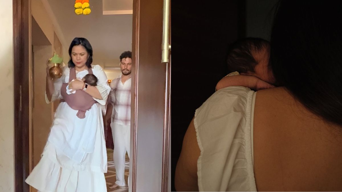 Randeep Hooda's Wife Lin Laishram Shares Adorable Moments Holding Daughter Nyomica Close