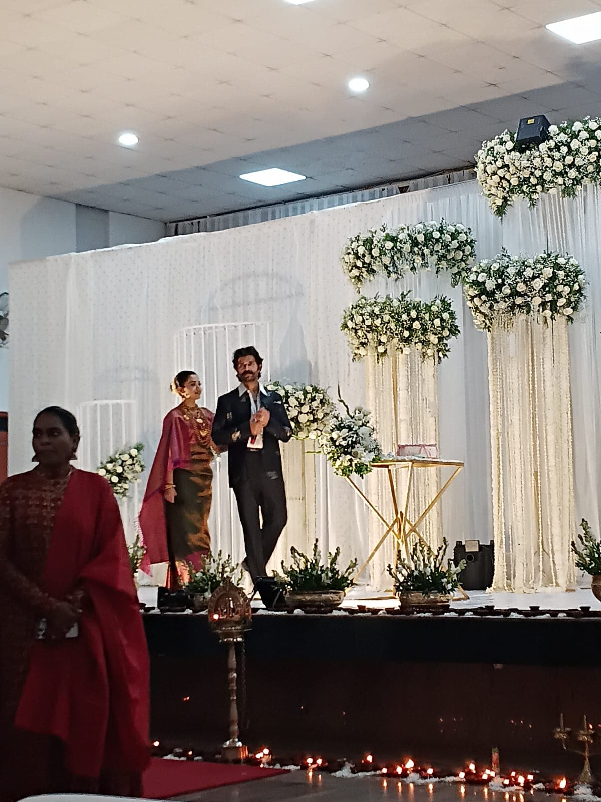 Rashmika Mandanna and Vijay Deverakonda at Kodagu reception