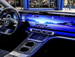 Mercedes-Benz C-Class EV's Dashboard Is A Giant Screen Panel