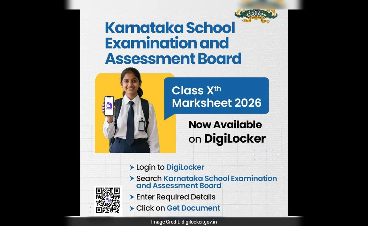 Karnataka SSLC Result 2026 Out: Check Your Scores Via DigiLocker Here