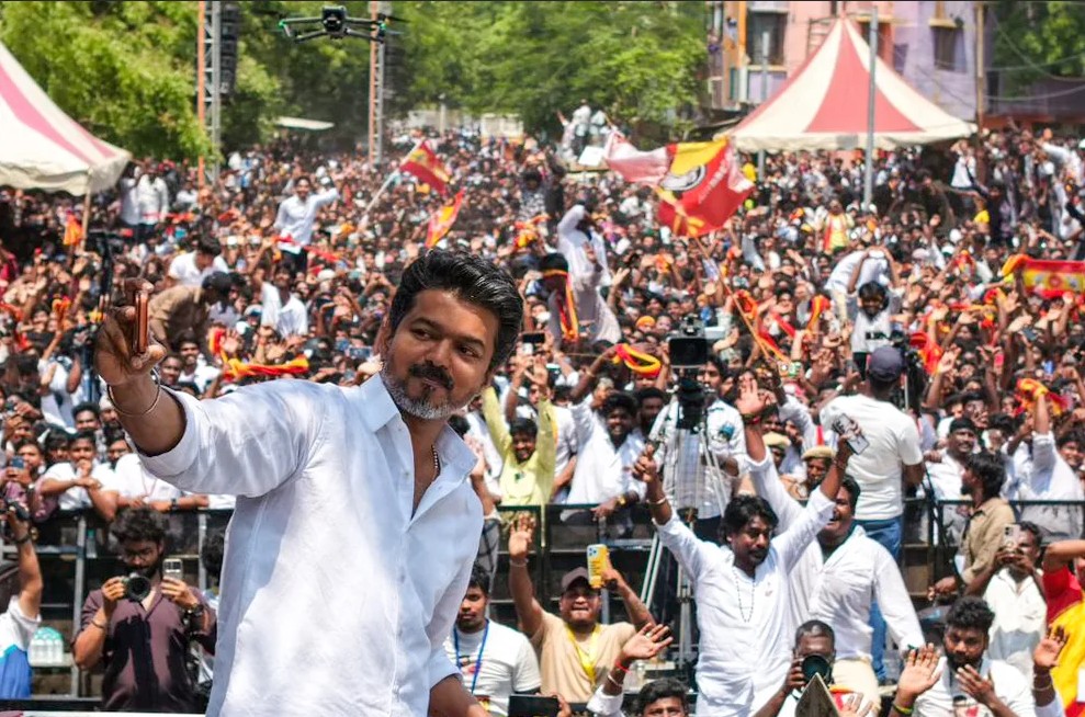 Vijay Ahead In Perambur Seat, Trails In Trichy, Show Early Tamil Nadu Trends