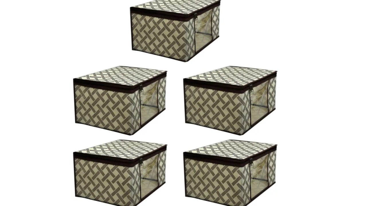 Click to buy VYORA Saree Cover Garment Organiser (Pack of 5)