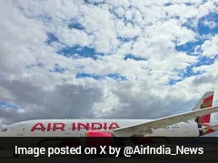 Air India's Boeing 787-8 Lands At Delhi Airport After Refurbishment