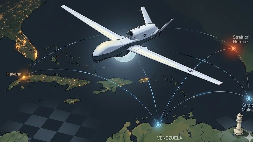 US' $240 Million Drone Over Cuba That's Strangling China's Oil Supply