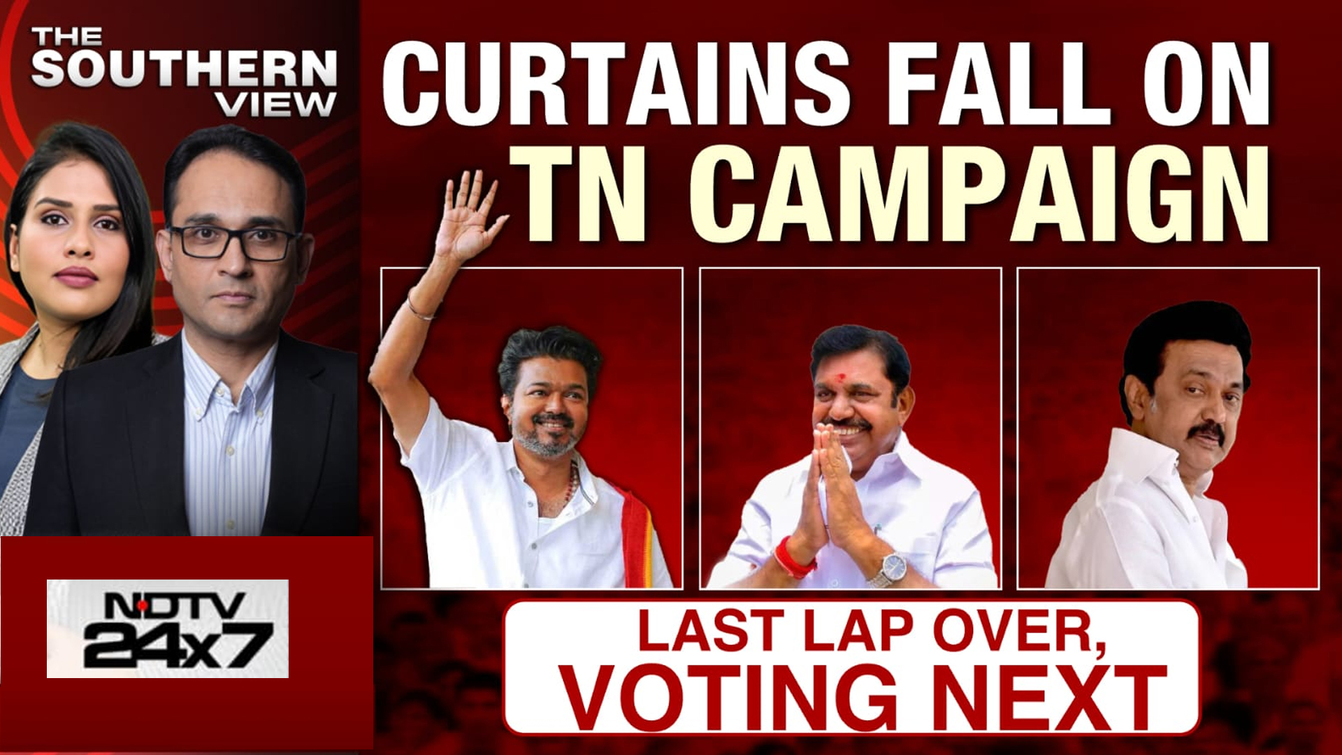 Curtains Fall On Tamil Nadu Campaign: Last Lap Over, Voting Next