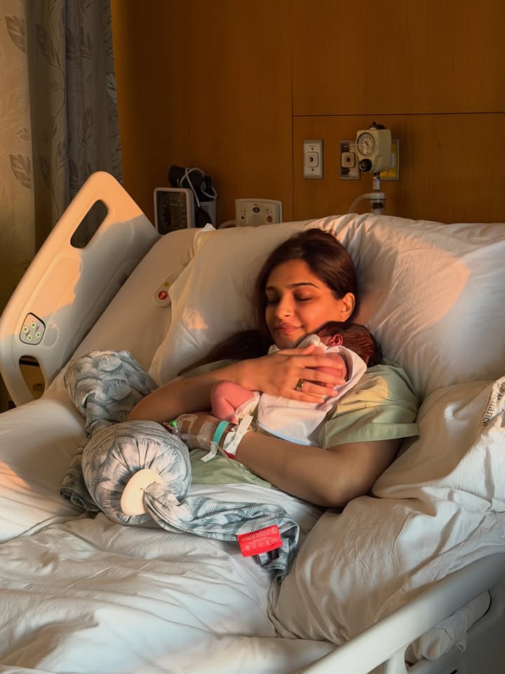 Sonam Kapoor Shares First Photo Of Baby Boy Wrapped In Her Arms: "Grateful Beyond Words"
