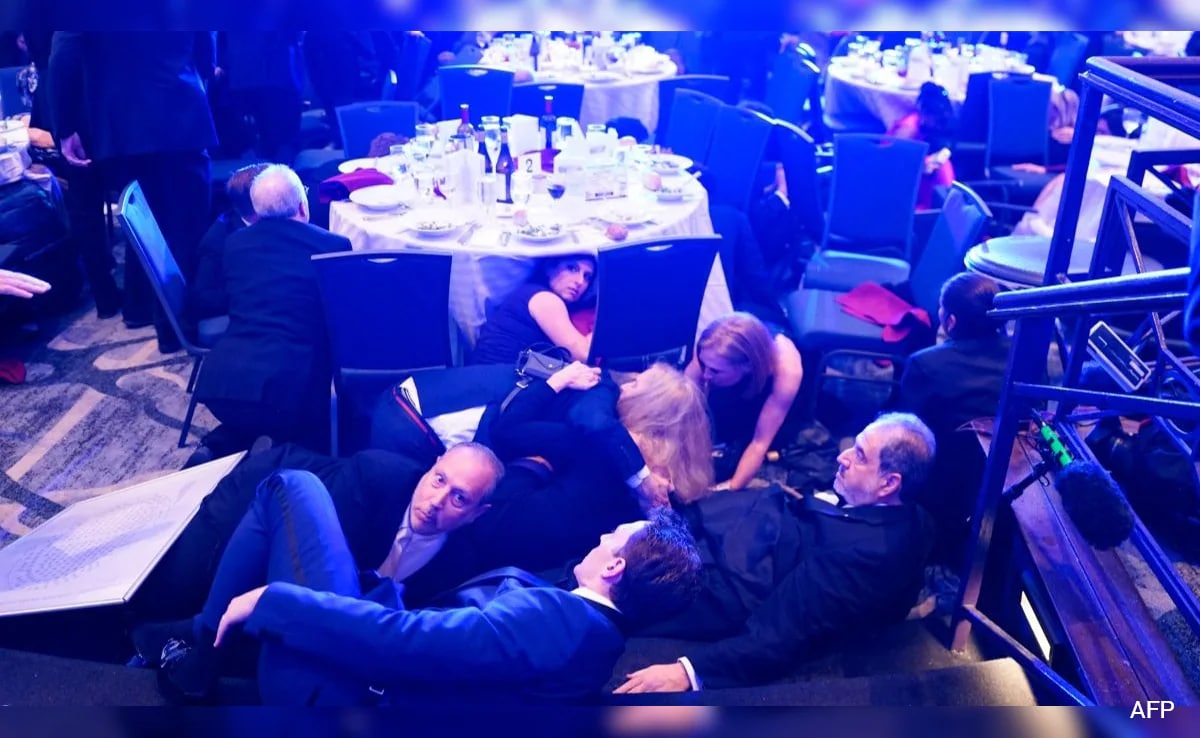 Burrata Salad, Then Chaos: Journalists Duck As Shots Fired At US Press Dinner