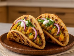 This Quick And Easy Aloo Paratha Taco Is The Best Way To Use Leftover Aloo Sabzi