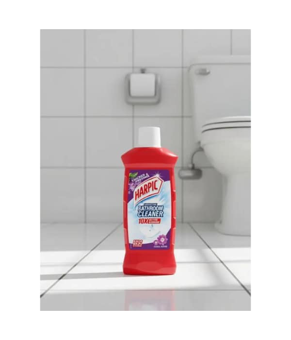 Click here to buy: Harpic Bathroom Cleaner Liquid, Floral - 1 Litre