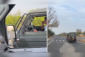 Force Gurkha Left-Hand-Drive Test Drivers Recklessly Drive SUV On Highway: Video