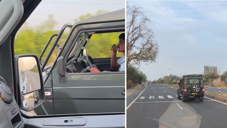 Force Gurkha Left-Hand-Drive Test Drivers Recklessly Drive SUV On Highway: Video