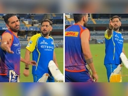 Video: भगाओ  इसे...'कैमरामैन लेकर धोनी के पैर छूने पहुंचे दीपक चहर, माही ने लगा दी फटकार