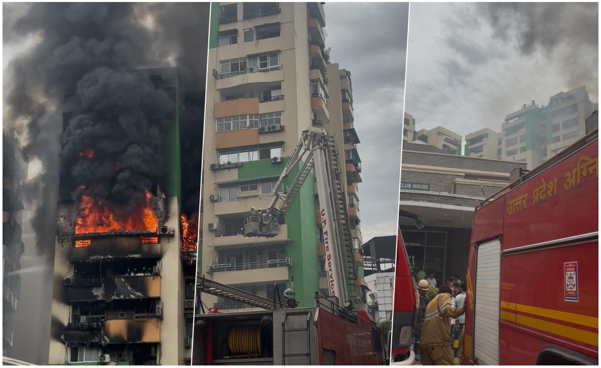 25 लाख की आबादी, 350 से ज्यादा हाईराइज इमारत और आग बुझाने को 2 हाइड्रोलिक लैडर, गौर ग्रीन की आग ने खोली पोल