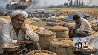 मध्य प्रदेश का 'सोयाबीन कटोरा' संकट में : पश्चिम एशिया युद्ध के चलते निर्यात 50% गिरा,भारी नुकसान में किसान