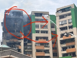 सोसायटी के ओपन में निर्माण, धधकते रहे फ्लैट, फायर ब्रिगेड के पास हाइड्रोलिक सीढ़ी नहीं, खतरे में नोएडा-गाजियाबाद की इमारतें