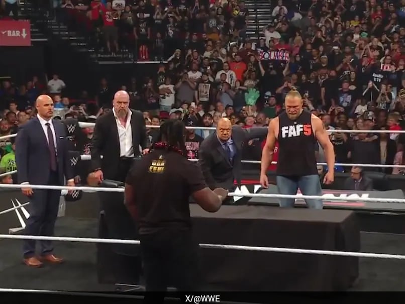 WWE Raw Results, April 06: Brock Lesnar-Oba Femi's WrestleMania Contract Drama